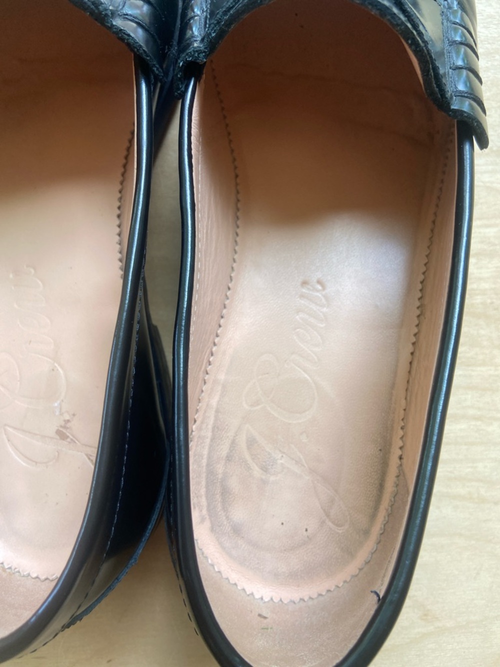 Black Winona Penny Loafers
Italian spazzolato leather - 10 - Picture 6 of 8